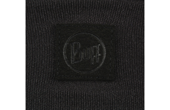 Czapka Buff Merino Wool Solid Black z wełny Merino heavyweight 500 czarna 