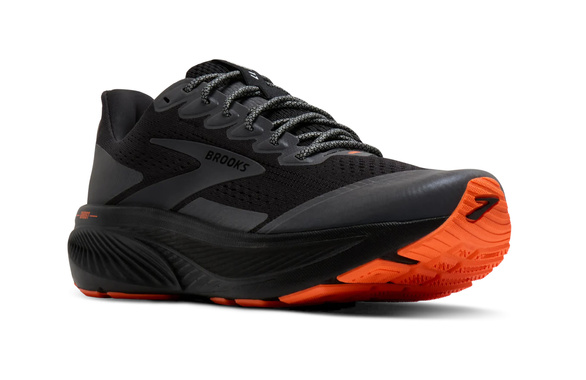 Buty Brooks Ghost 17 czarno-pomarańczowe męskie AW25