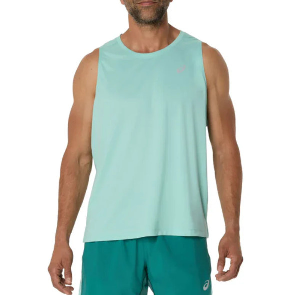 Koszulka Asics Core Singlet zielona męska SS25