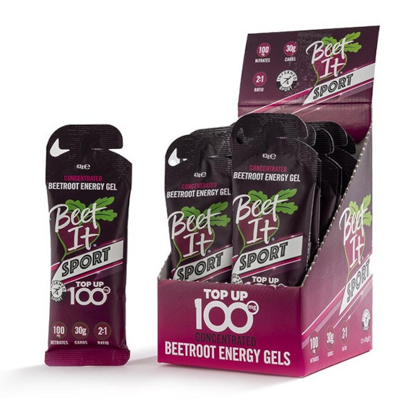 Zestaw żeli Beet It Sport Top Up 100 12x43g burak