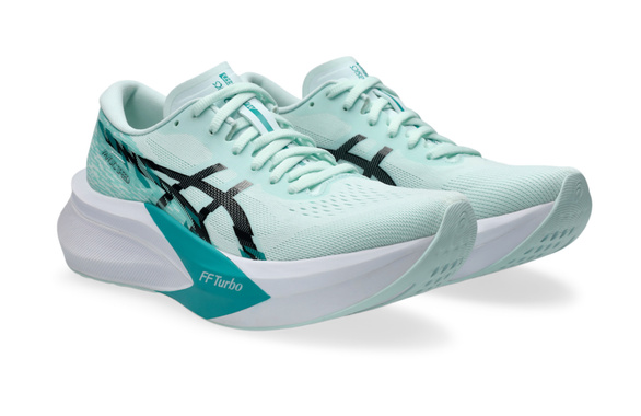 Buty Asics Magic Speed 4 damskie biało-niebieskie SS25