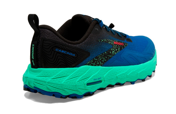 Buty Brooks Cascadia 17 niebiesko-czarne męskie SS24