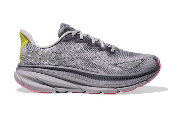 Buty Hoka Clifton 9 z membraną G-TX (wodoodporne) damskie szare (GYSK) AW25