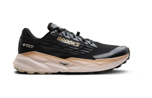 Buty Brooks Cascadia 19 z membraną G-TX (wodoodporne) czarno-beżowy męskie AW25
