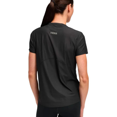 Koszulka Hoka Airolite Short Sleeve 2.0 damska czarna