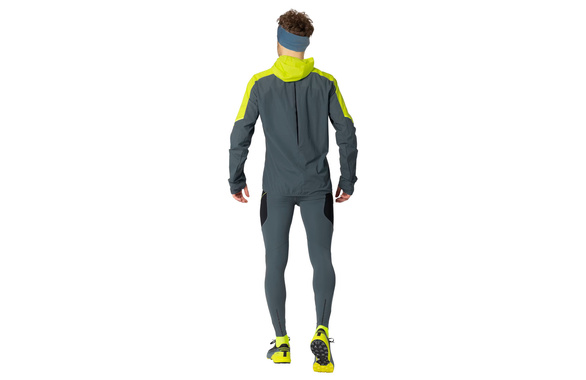 Kurtka Dynafit Alpine Wind Jacket szaro-żółta męska 