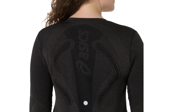 Koszulka Asics Road Seamless Ls Top damska czarna AW25