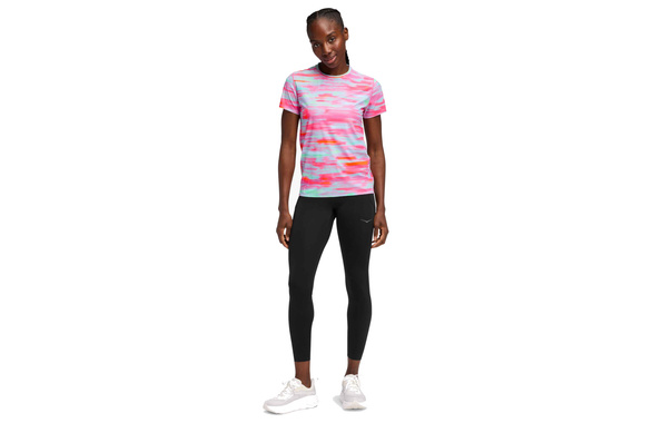 Koszulka Hoka Airolite Short Sleeve 2.0 damska kolorowa