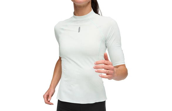 Koszulka Hoka SkyBreeze Short Sleeve damska biała