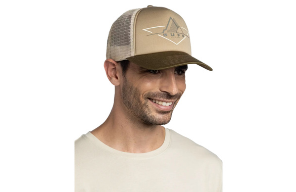 Czapka z daszkiem Buff Trucker Cap Khaki brązowa SS25