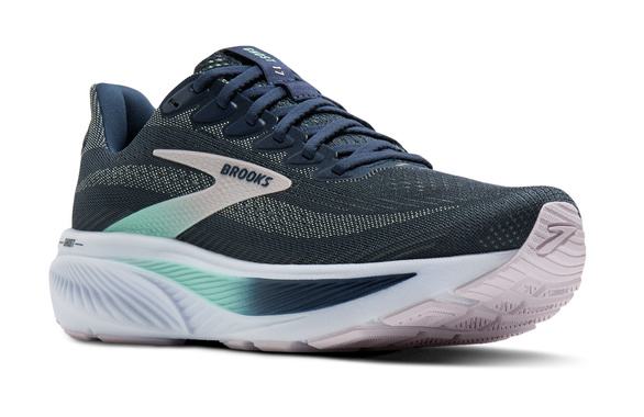 Buty Brooks Ghost 17 damskie granatowo-różowe SS26