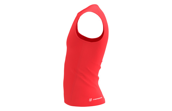 Koszulka Compressport Trail Racing Tank czerwona męska