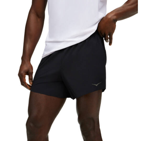 Spodenki Hoka Glide 5'' Short w/Brief czarne męskie SS24