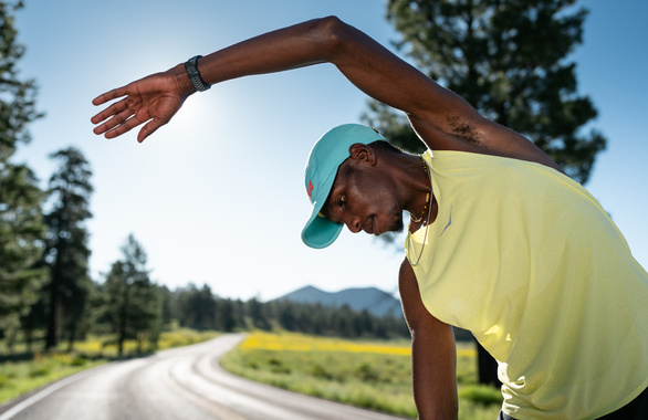 Czapka z daszkiem Hoka Run Trail Hat turkusowa