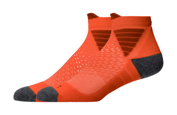 Skarpety Asics Fujitrail Quarter Sock pomarańczowy