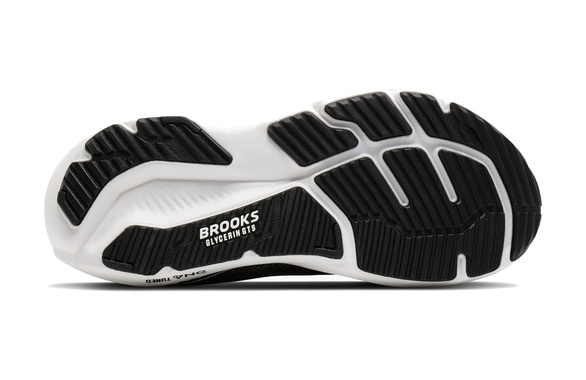 Buty Brooks Glycerin GTS 23 czarno-białe męskie SS26