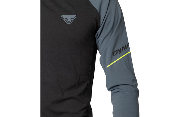 Koszulka Dynafit Alpine Pro Long Sleeve czarno-szara męska 