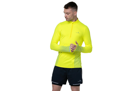 Bluza Ronhill Tech Reflect 1/2 Zip żółta męska 
