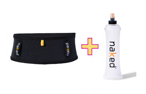 Zestaw pas do biegania Naked Running Band + Soft Flask 350 ml lub 500 ml