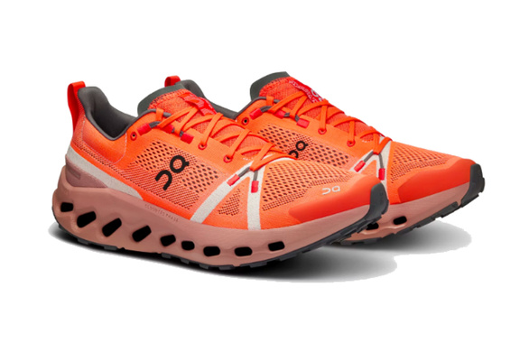 Buty On Cloudsurfer Trail damskie czerwone AW24