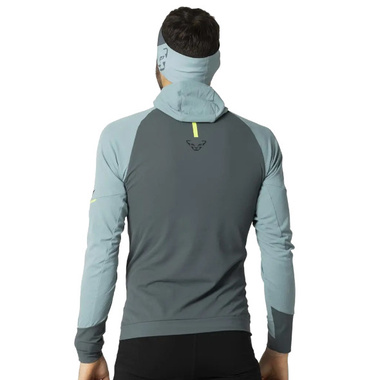Bluza Dynafit Alpine L/S Hooded Tee szaro-niebieska męska 