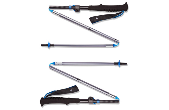 Kije Black Diamond Distance FLZ Poles czarno-szare