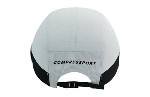 Czapka Compressport 5 Panel Light Cap czarno-biała 