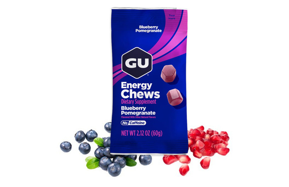 Żelki energetyczne Gu Energy Chews Blueberry Pomegranate 54 g jagoda, granat