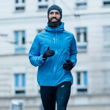 Kurtka przeciwdeszczowa Inov-8 Stormshell Fz v2 jasnoniebieska męska AW25