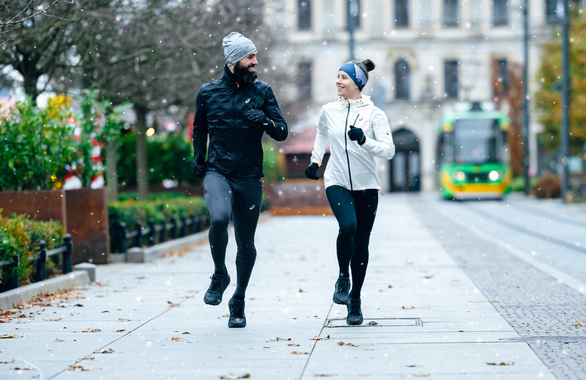 Legginsy Asics Road Winter Tight szare męskie