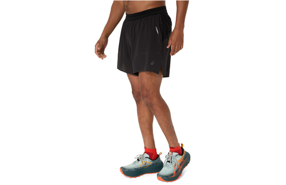Spodenki Asics Fujitrail Elite Short czarne męskie 