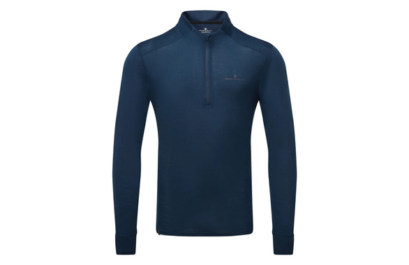 Bluza Ronhill Tech Merino 1/2 Zip granatowa męska 