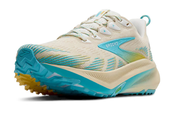 Buty Brooks Ghost Trail damskie kremowo-niebieskie SS26