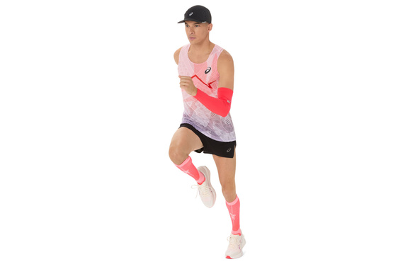 Koszulka Asics MetaSpeed Singlet czerwona męska  