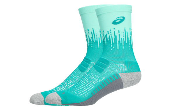 Skarpety Asics Performance Run Socks Crew zielono-szare