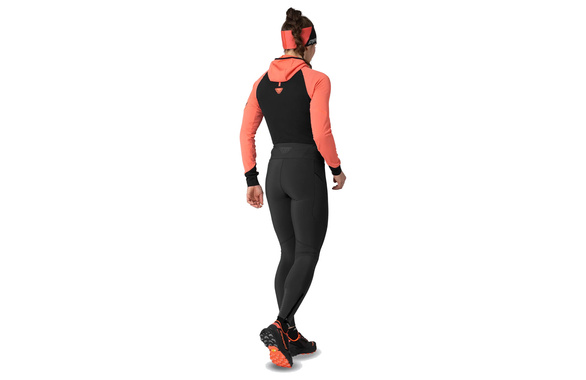 Legginsy Dynafit Winter Running Tights damskie czarne AW25