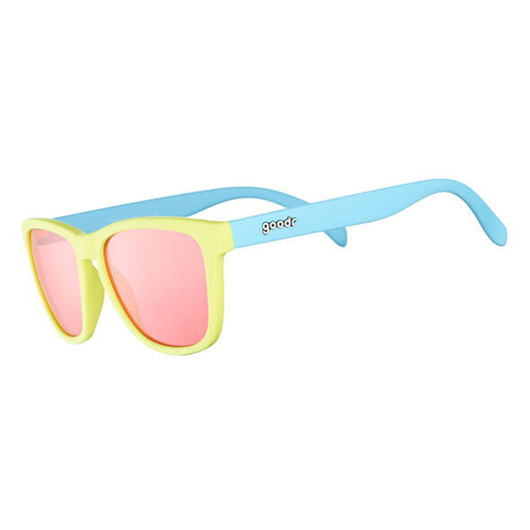 Okulary Goodr The OG Pineapple Painkillers żółto-niebieskie