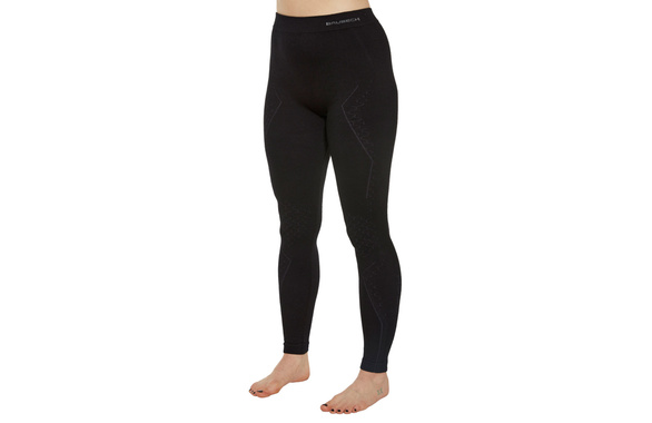 Getry termoaktywne Brubeck Extreme Wool LE1351W z wełny merino damskie czarne 