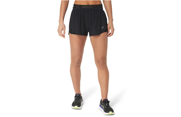 Spodenki Asics Metarun Split Short damskie czarne SS24