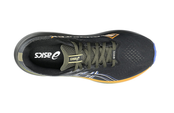 Buty Asics GT-2000 14 z membraną G-Tx (wodoodporne) czarno-żółte męskie AW25