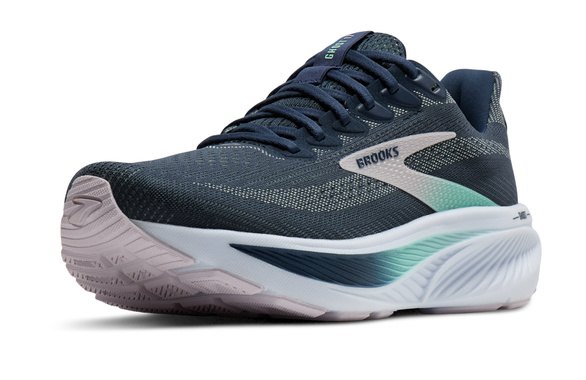 Buty Brooks Ghost 17 damskie granatowo-różowe SS26