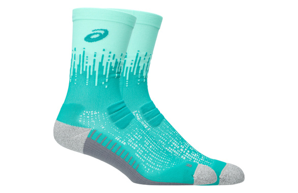 Skarpety Asics Performance Run Socks Crew zielono-szare