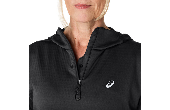 Bluza Asics Road Winter LS Hoodie damska czarna