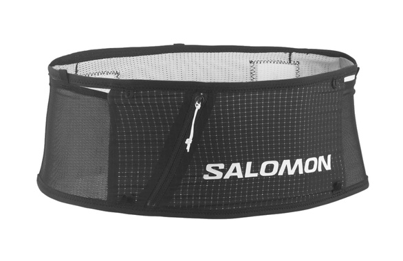 Pas do biegania Salomon S/Lab Belt czarno-biały 