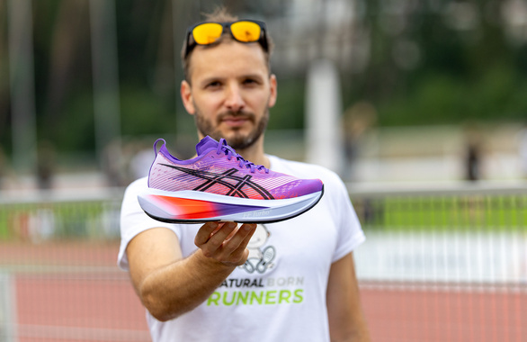 Buty Asics Megablast fioletowo-czarne męskie AW25