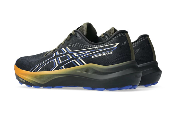 Buty Asics GT-2000 14 z membraną G-Tx (wodoodporne) czarno-żółte męskie AW25