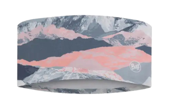 Opaska Buff Thermonet Headband Aghra Rosewood różowo-szara 