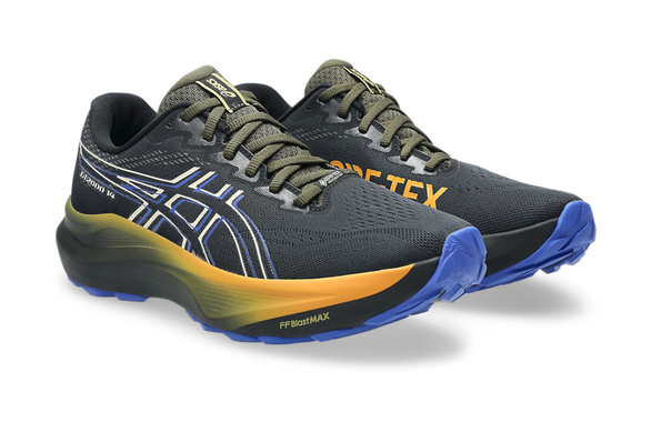 Buty Asics GT-2000 14 z membraną G-Tx (wodoodporne) czarno-żółte męskie AW25