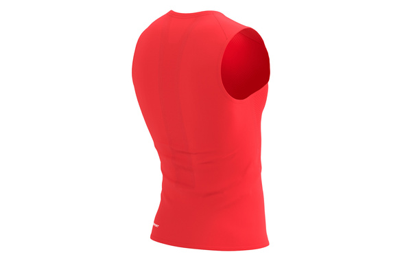 Koszulka Compressport Trail Racing Tank czerwona męska