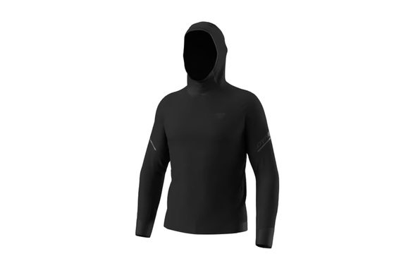 Bluza Dynafit Alpine L/S Hooded Tee czarna męska 